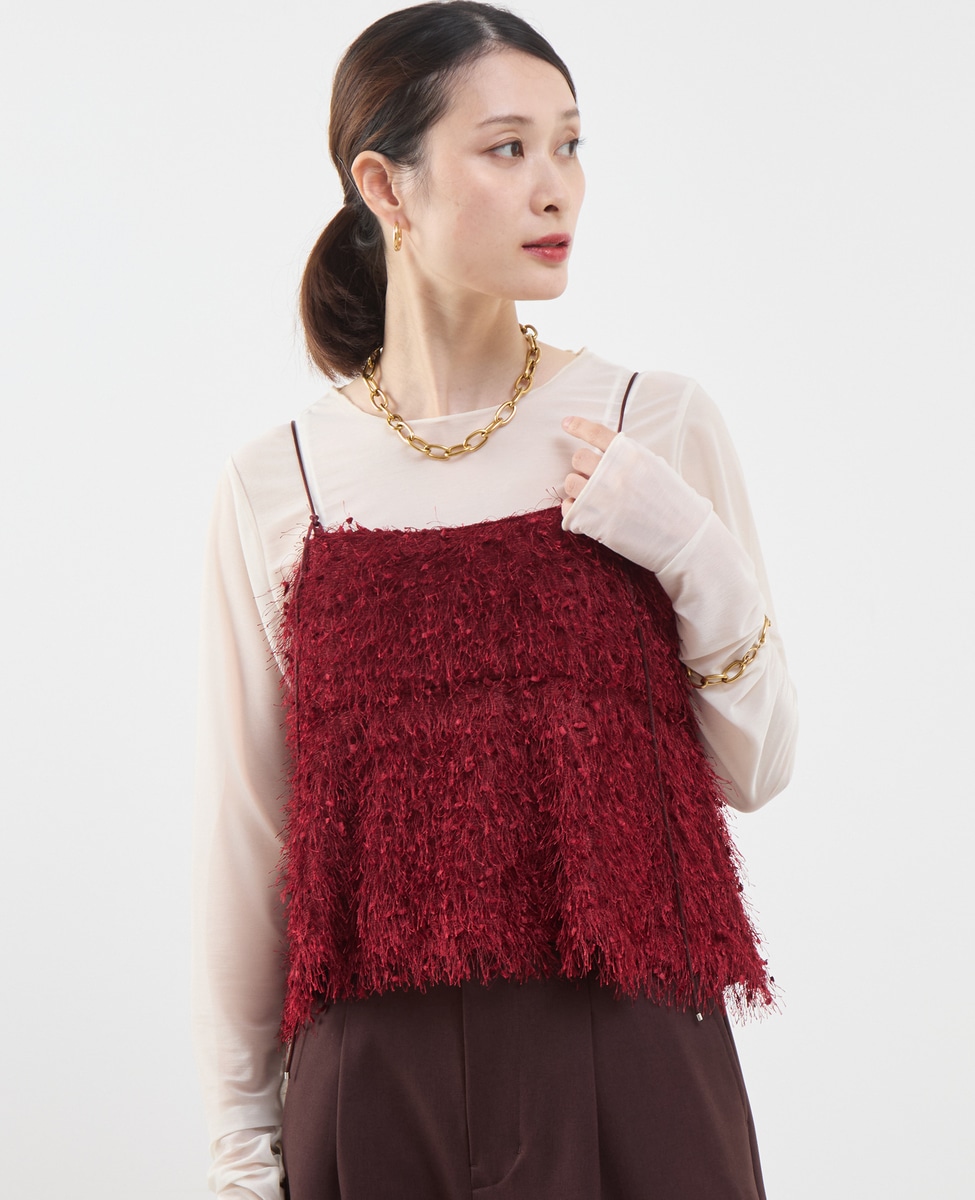 フリンジキャミソールビスチェ｜SOFFITTO（ソフィット）｜商品詳細