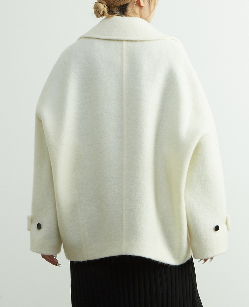 モヘヤ混コクーンシャギーコート｜SOFFITTO（ソフィット）｜商品詳細