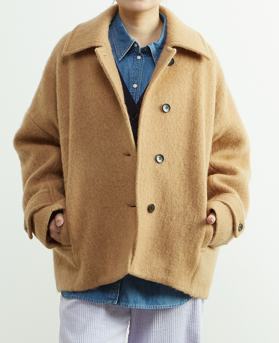 モヘヤ混コクーンシャギーコート｜SOFFITTO（ソフィット）｜商品詳細