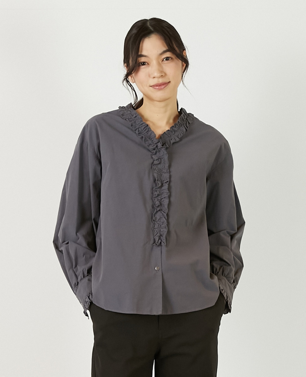 アソートVフリルシャツ】｜MELROSE CLAIRE（メルローズクレール