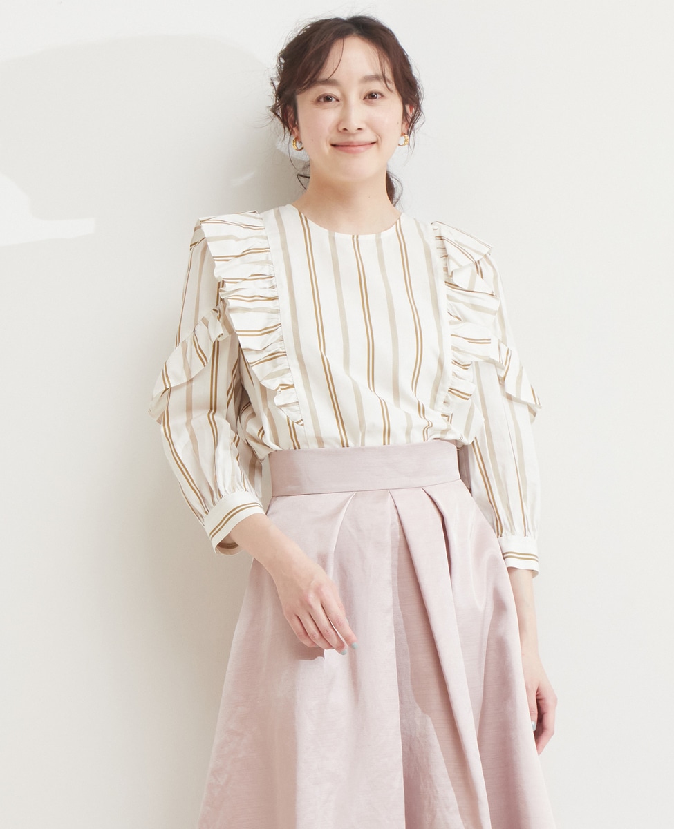 flowyフリルブラウス｜TIARA（ティアラ）｜商品詳細｜メルローズ公式