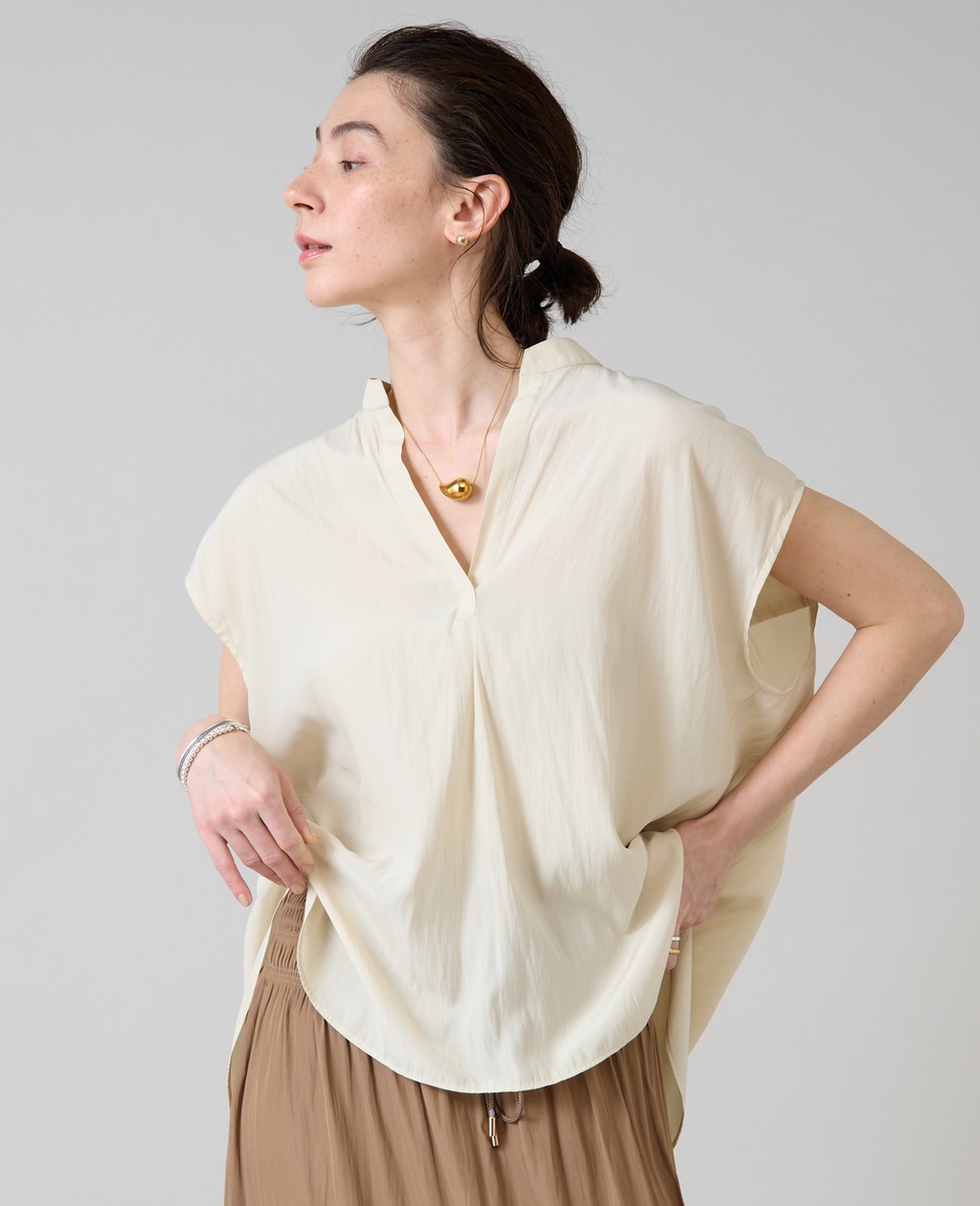 バックギャザーブラウス｜Liesse（リエス）｜商品詳細｜メルローズ公式