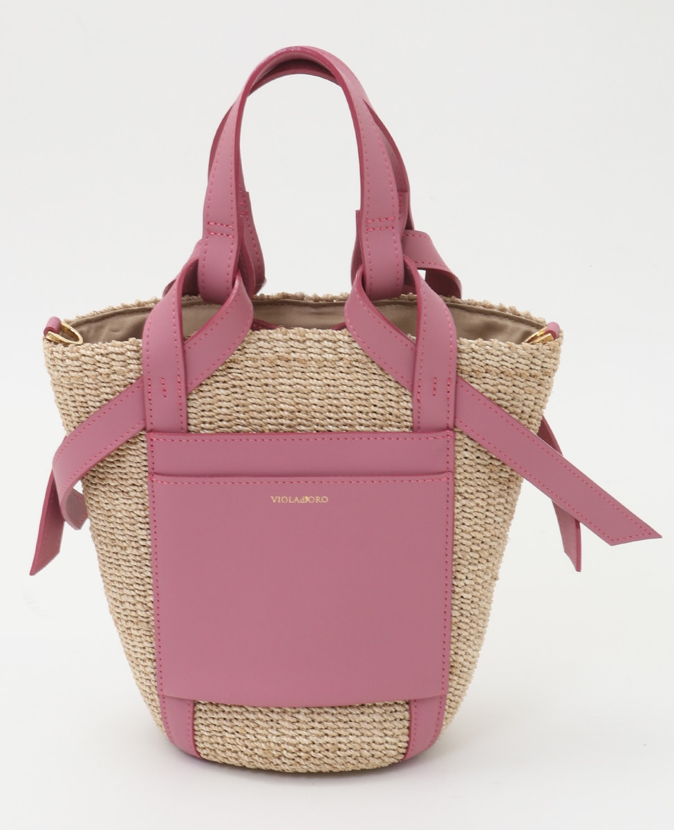 別注》【VIOLAd'ORO/ヴィオラドーロ】かごバッグ（V-8885）｜TIARA