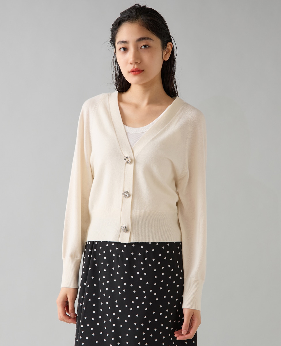 ビジューボタンカーディガン｜TIARA（ティアラ）｜商品詳細