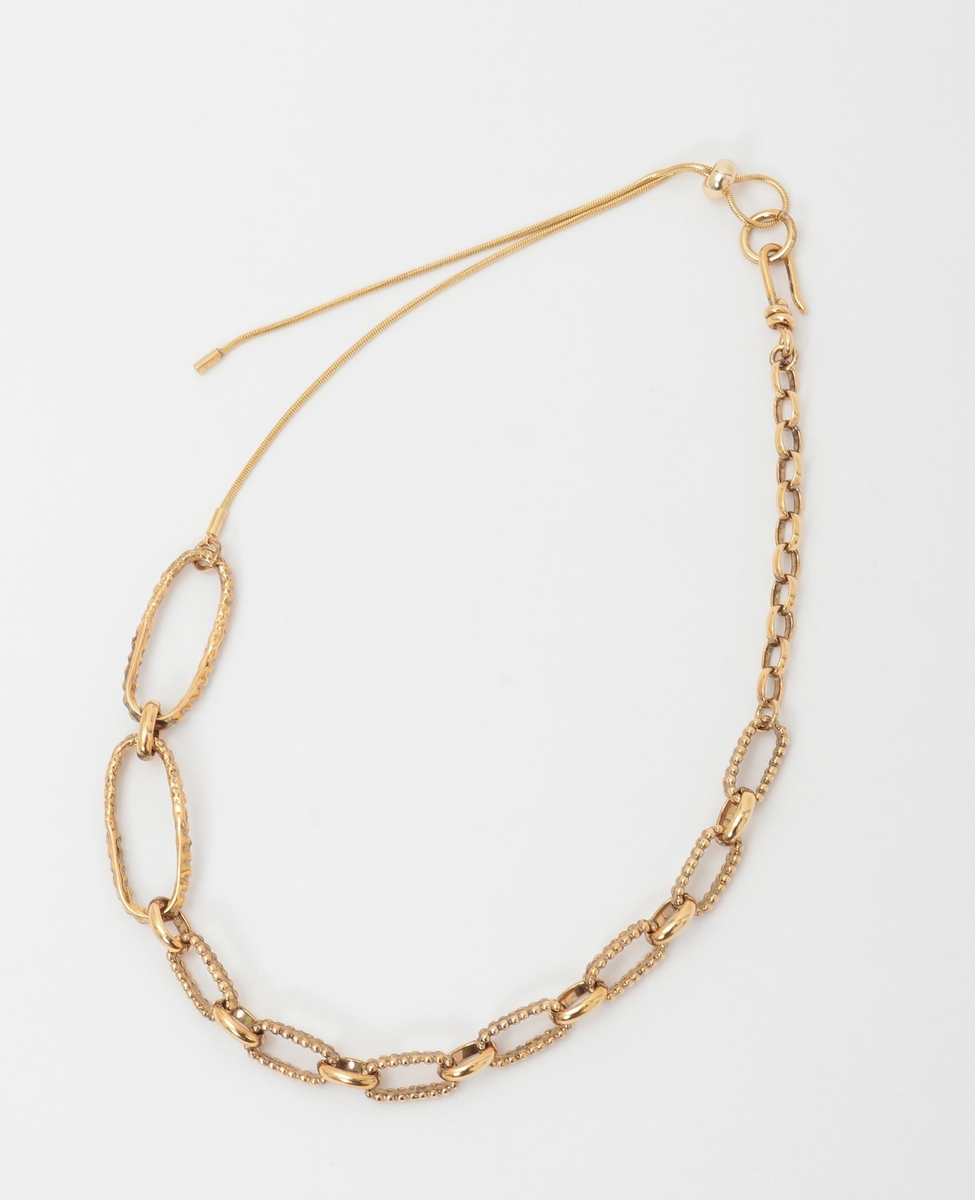 ADER.bijoux/アデルビジュー】CUTSTEEL sparkle short necklace｜TIARA