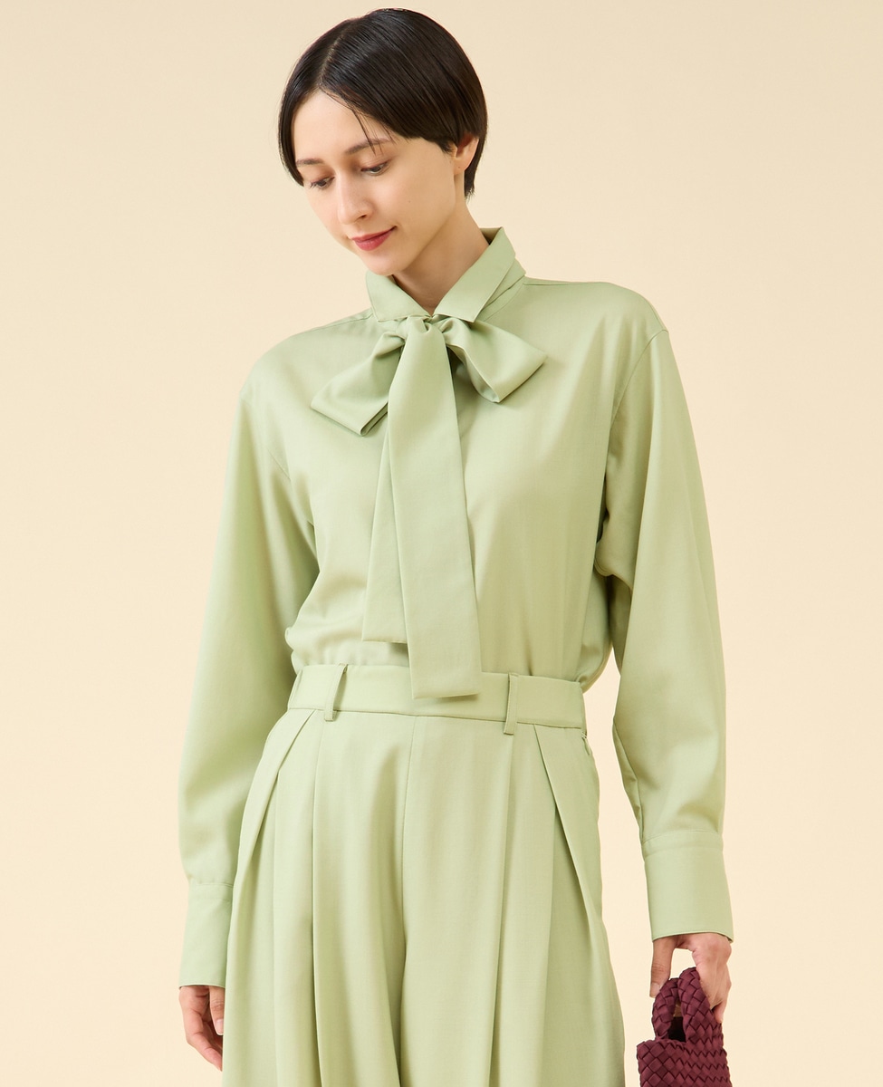 シアーウールボータイブラウス｜martinique（マルティニーク）｜商品