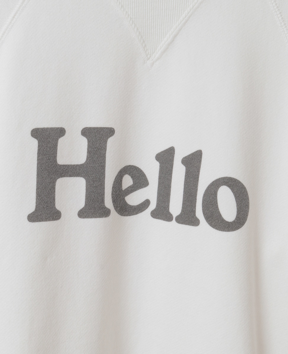 MADISONBLUE/マディソンブルー】HELLO SWEAT L/S URAKE DYED