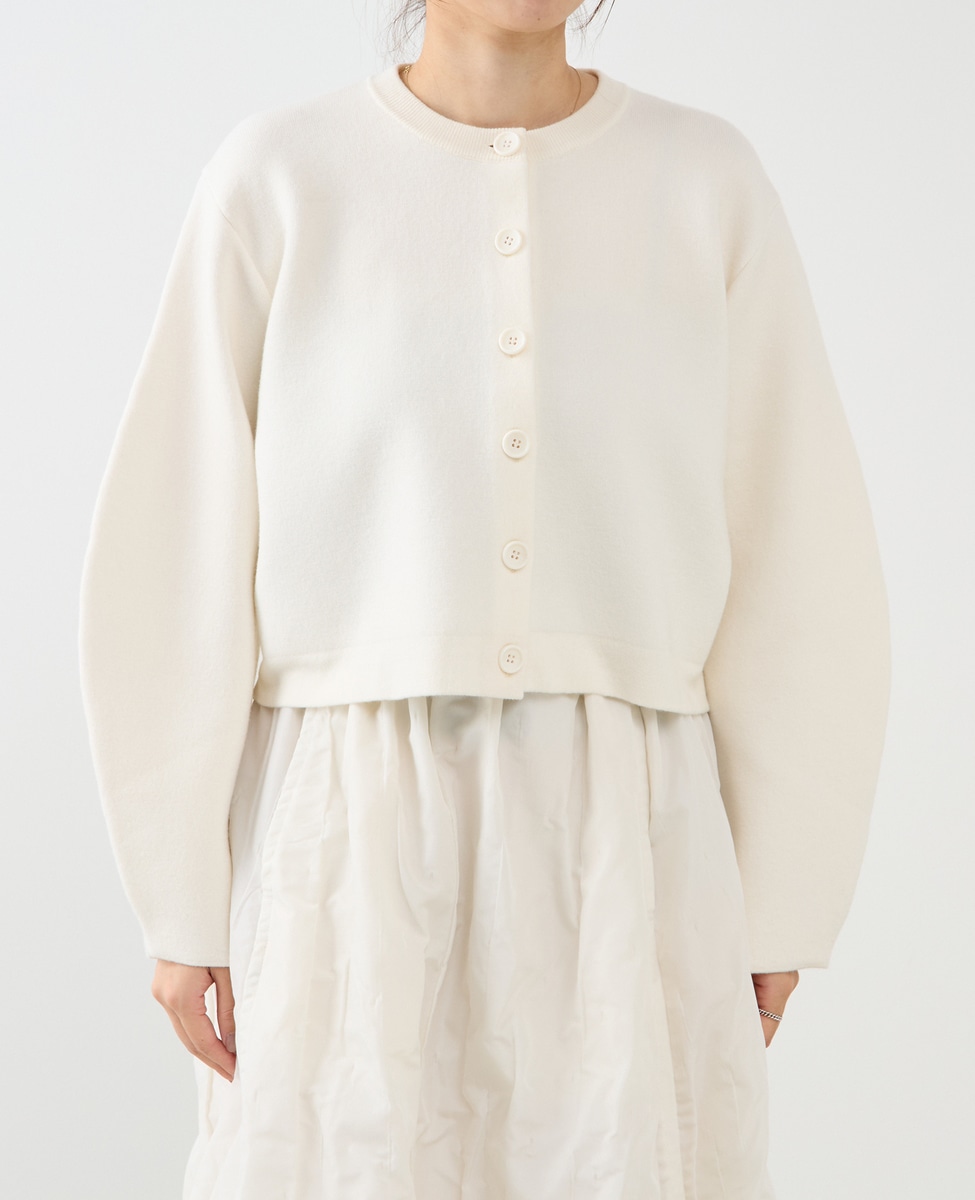 ダブルフェイスニットカーディガン｜martinique（マルティニーク