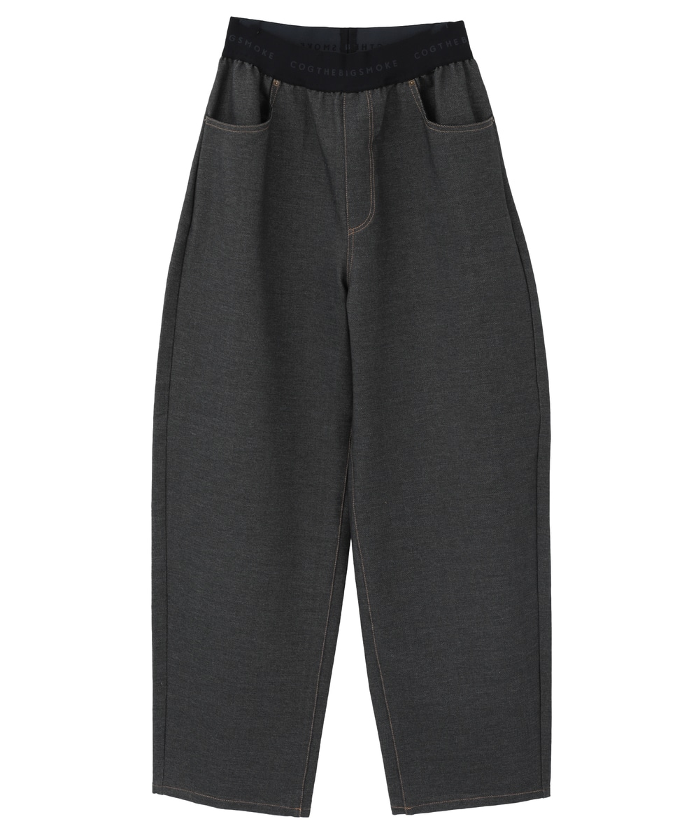 COGTHEBIGSMOKE/コグザビッグスモーク】NOEL BARREL TROUSERS