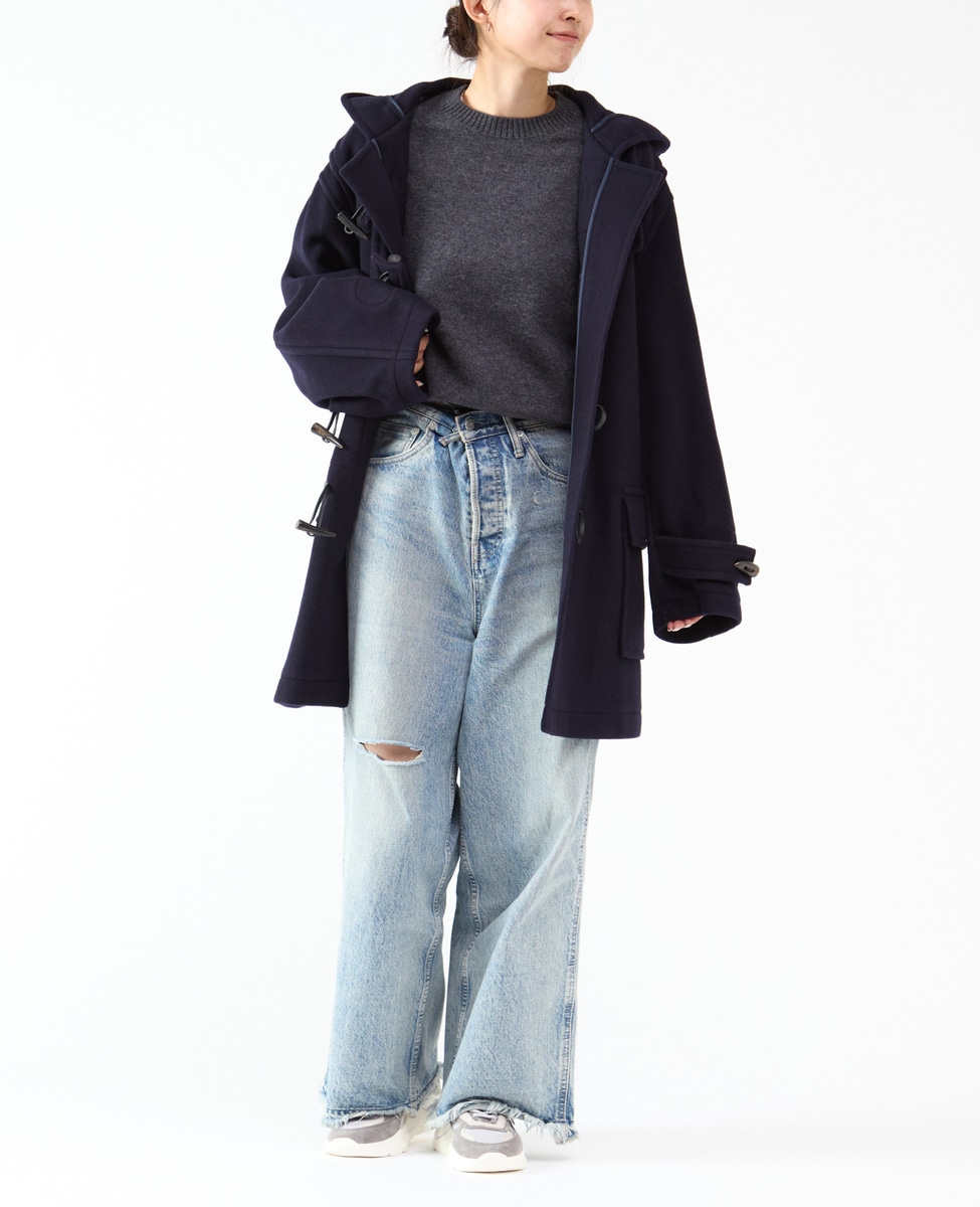 MONTGOMERY/モンゴメリー】Alton Pile Melton Duffle Coat Short