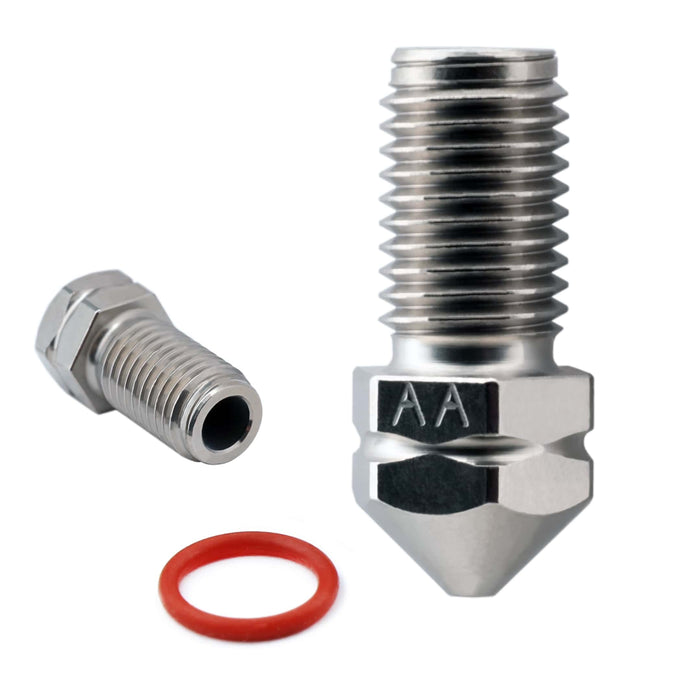 Micro Swiss Brass Plated Wear Resistant Nozzle for Ultimaker 3