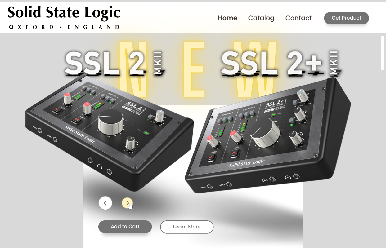 Solid State Logic SSL2シリーズの第二世代は最新のESSコンバータを