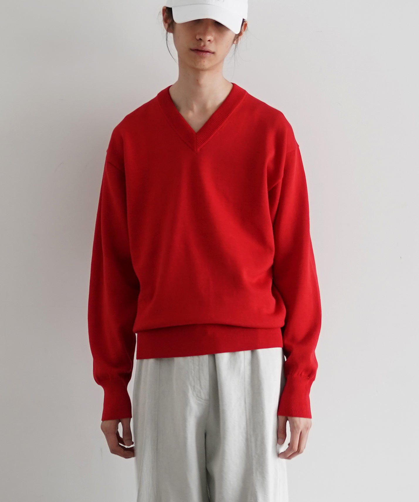 KAIKO【カイコー】v neck sweater 