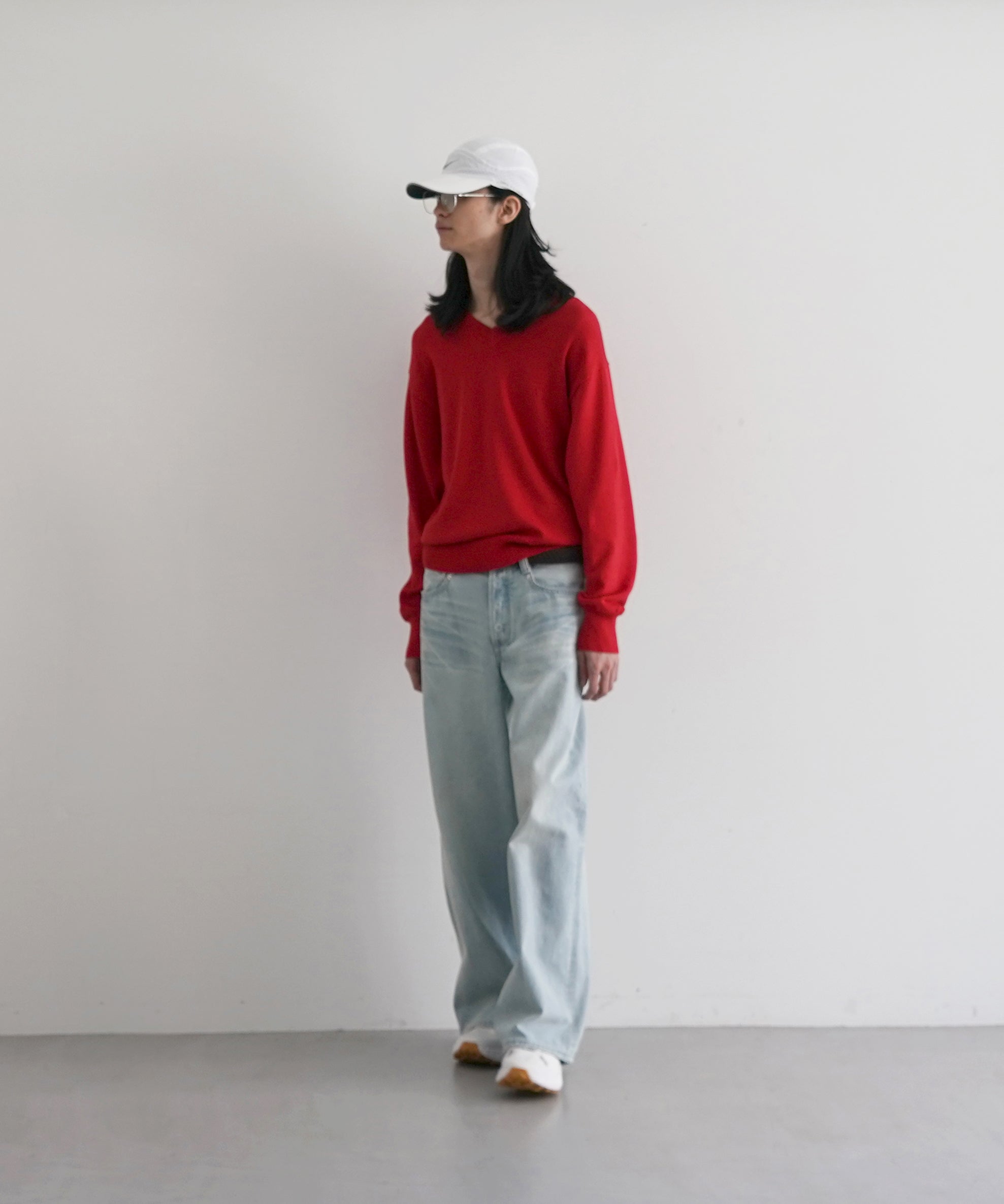 KAIKO【カイコー】v neck sweater 