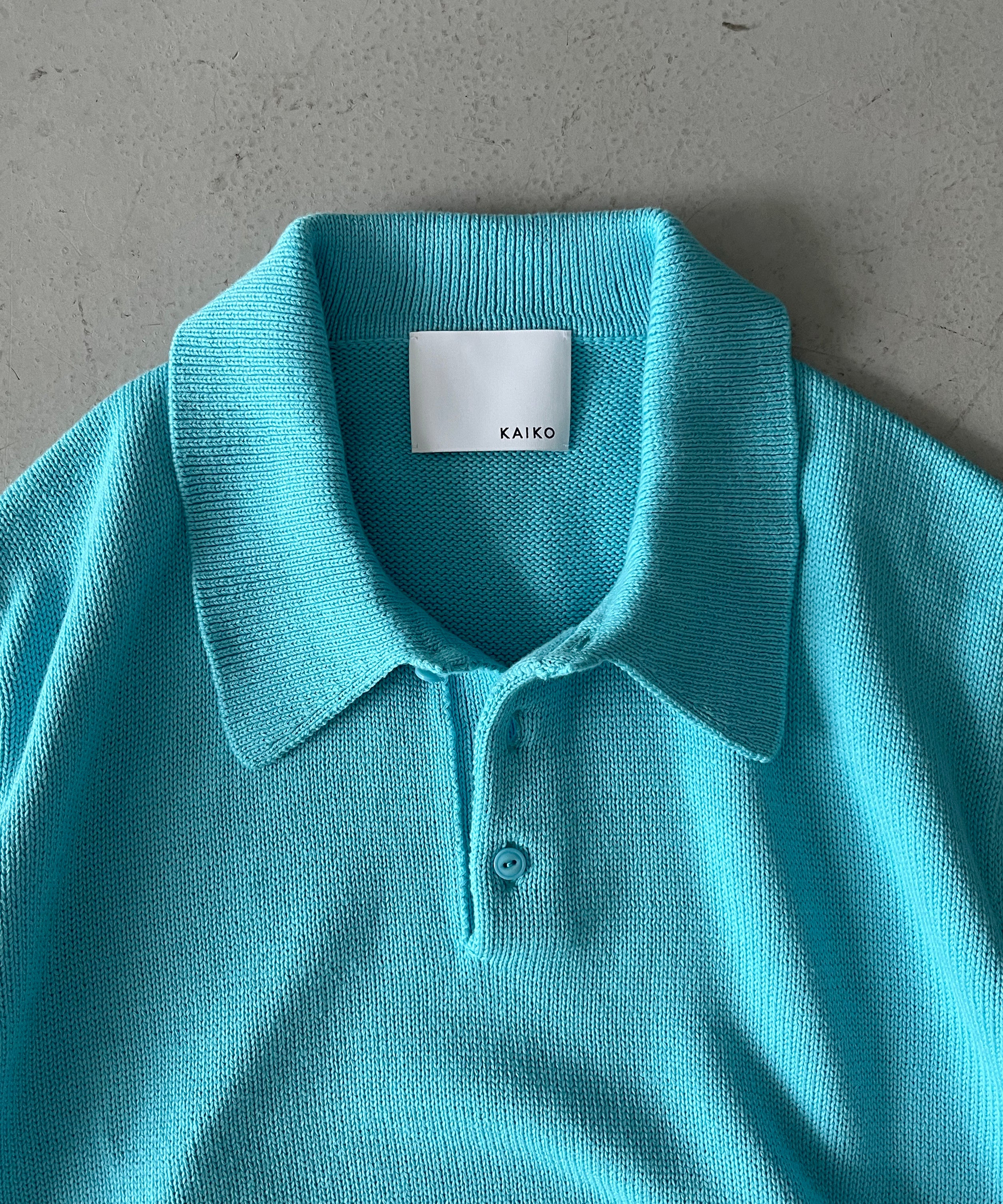 KAIKO【カイコー】Knit polo shirt 