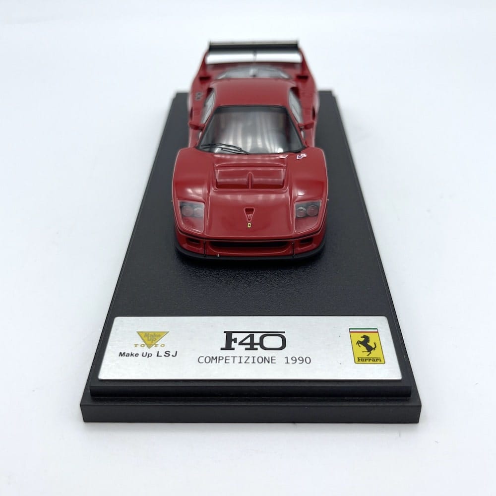 1/43 限定 メイクアップ アイドロン F40 GTE ストリート ブラック 1/43