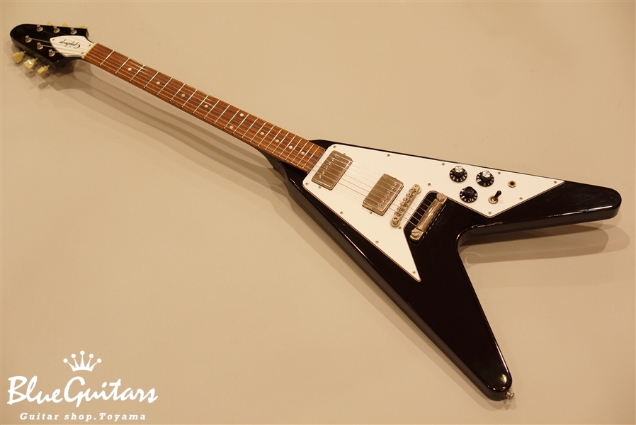 Epiphone Japan Flying V - Black | Blue Guitars Online Store