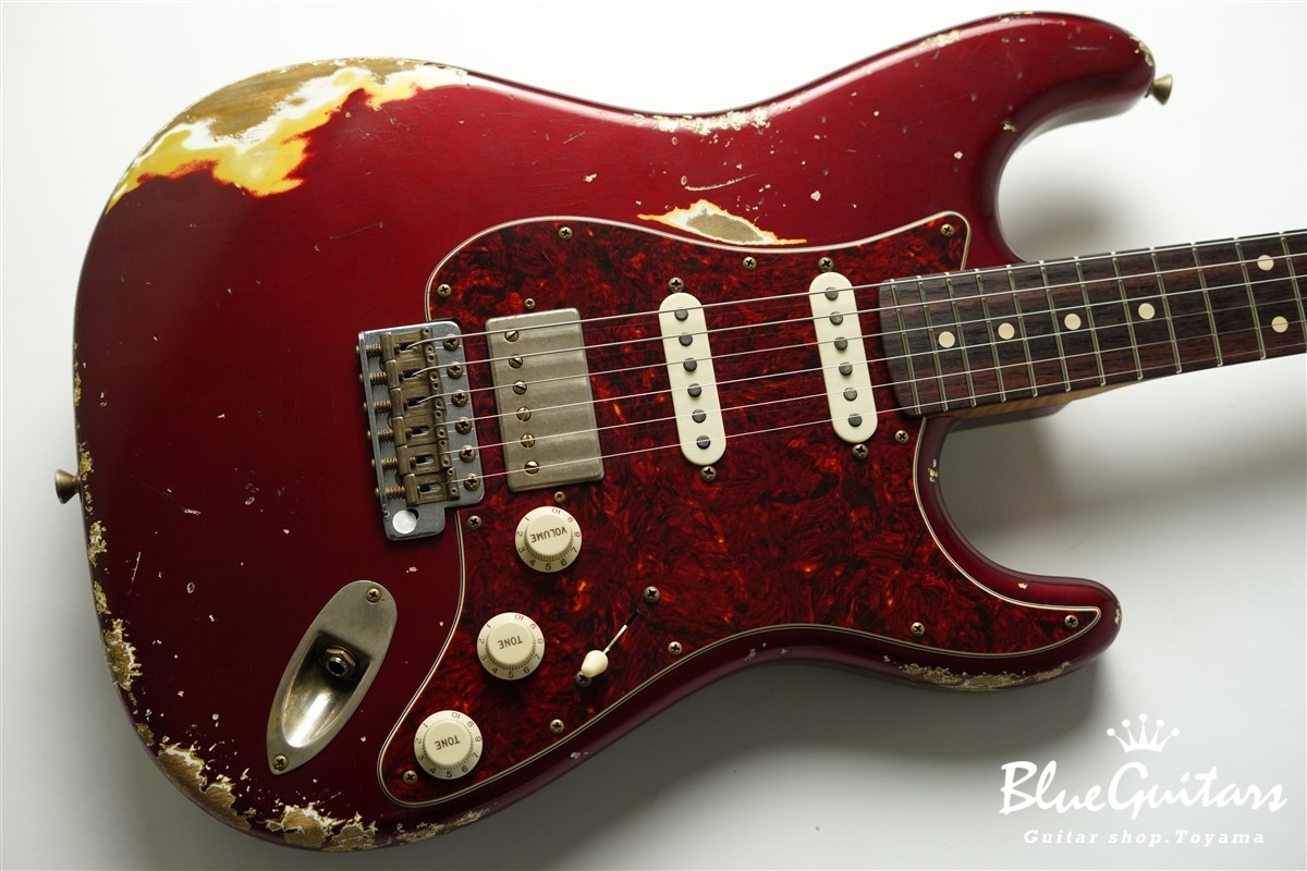 Xotic XSC-2 - Dark Candy Apple Red Heavy Aged / Alder / RM-R #3302