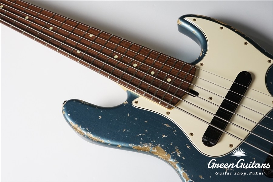 Xotic XJ-1T 6st - Dark Lake Placid Blue / Heavy Aged / Ash | Green