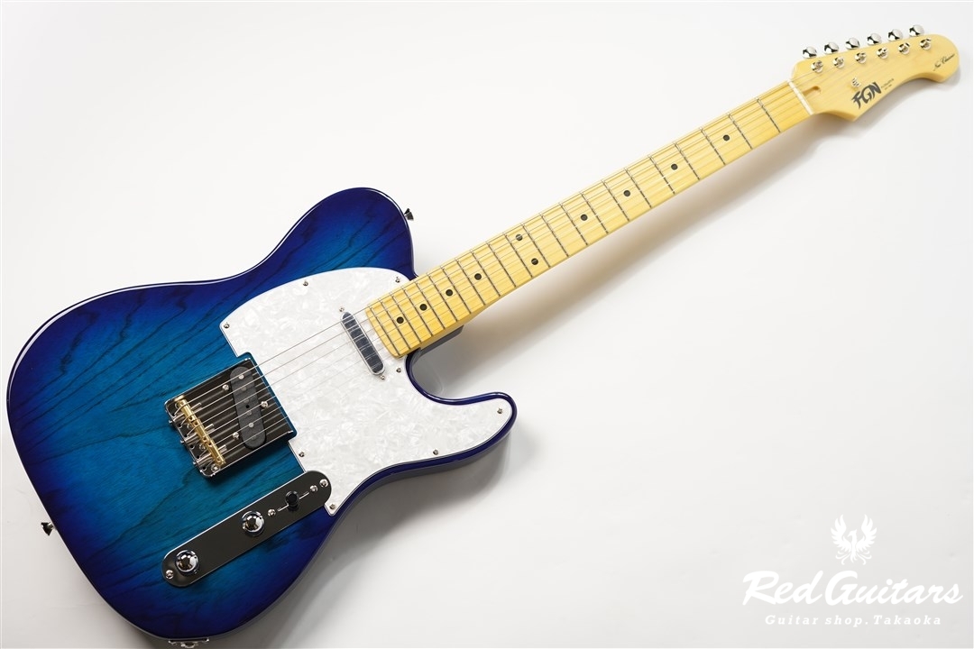 FUJIGEN Neo Classic NTE10MAH - See-Thru Blue Burst | Red Guitars