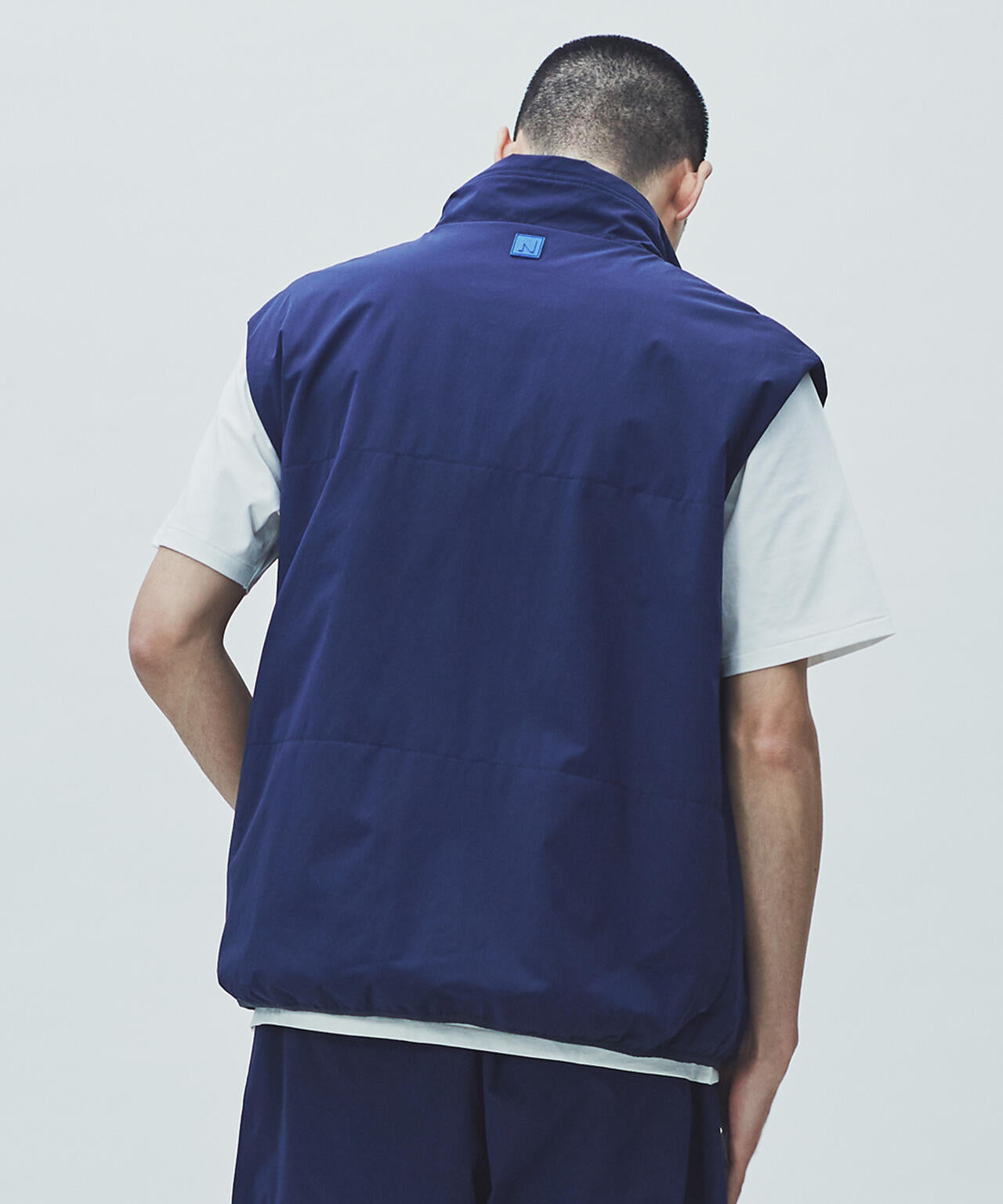 LB.03/｢NVyby 5525｣NUナイロンスタンドネックベスト