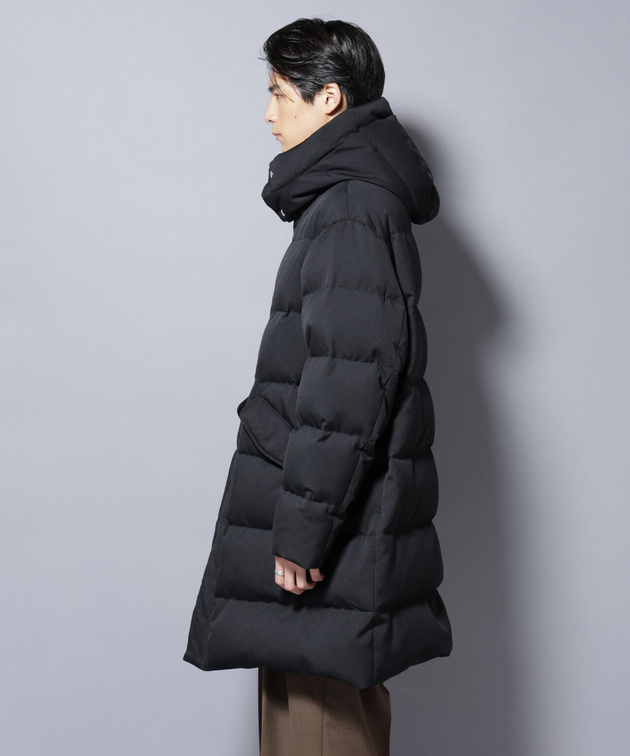 西川ダウン(R)」フェイクファーカラーサージロングダウン