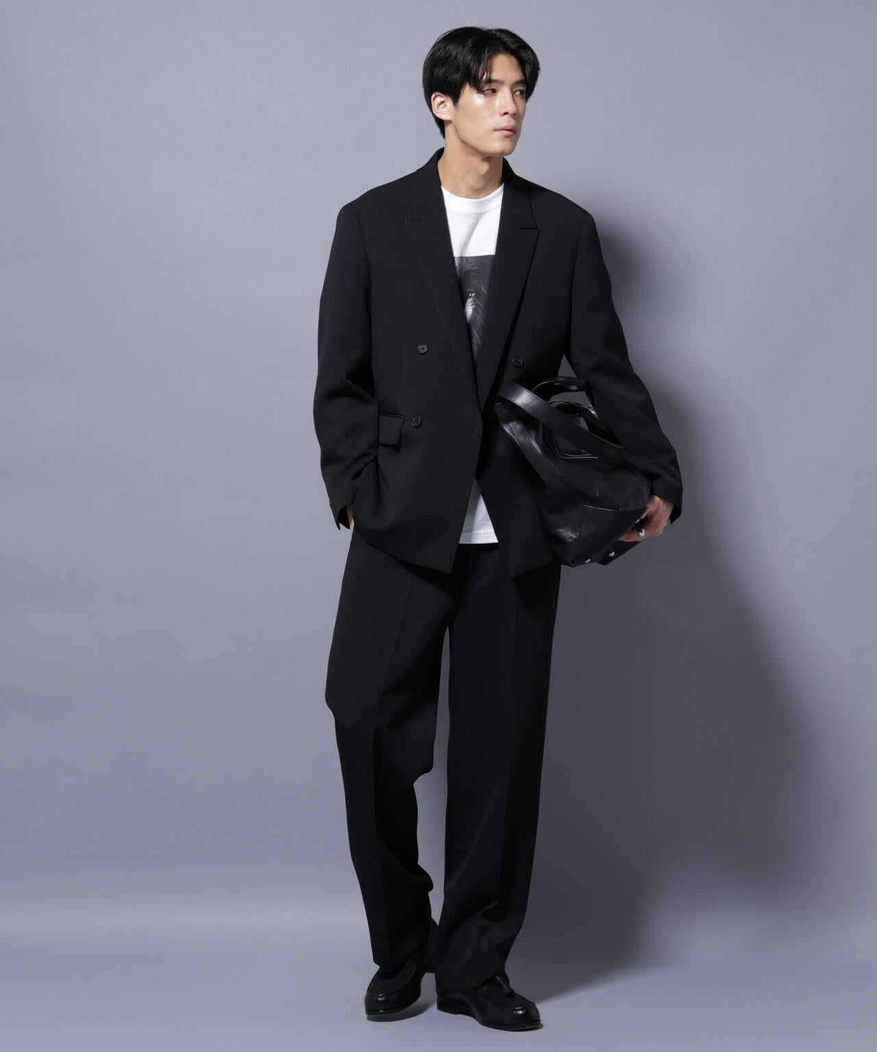 Reflax(R) ダブルクロスウェザーストレートパンツ (セットアップ可)