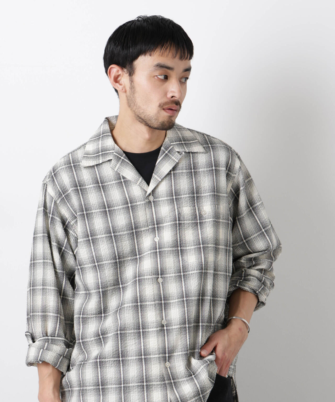 マイクロシアサッカーチェックシャツ