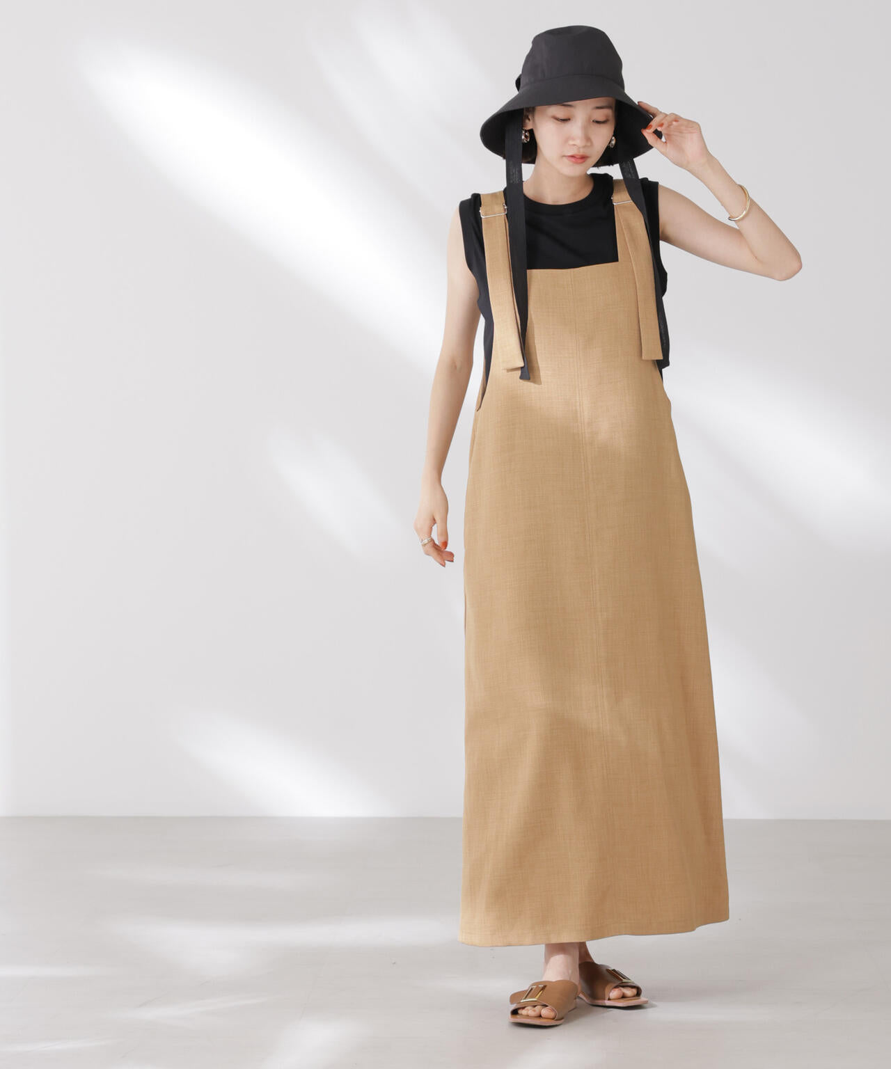 吸水速乾 抗菌 防臭ノースリーブ トップス