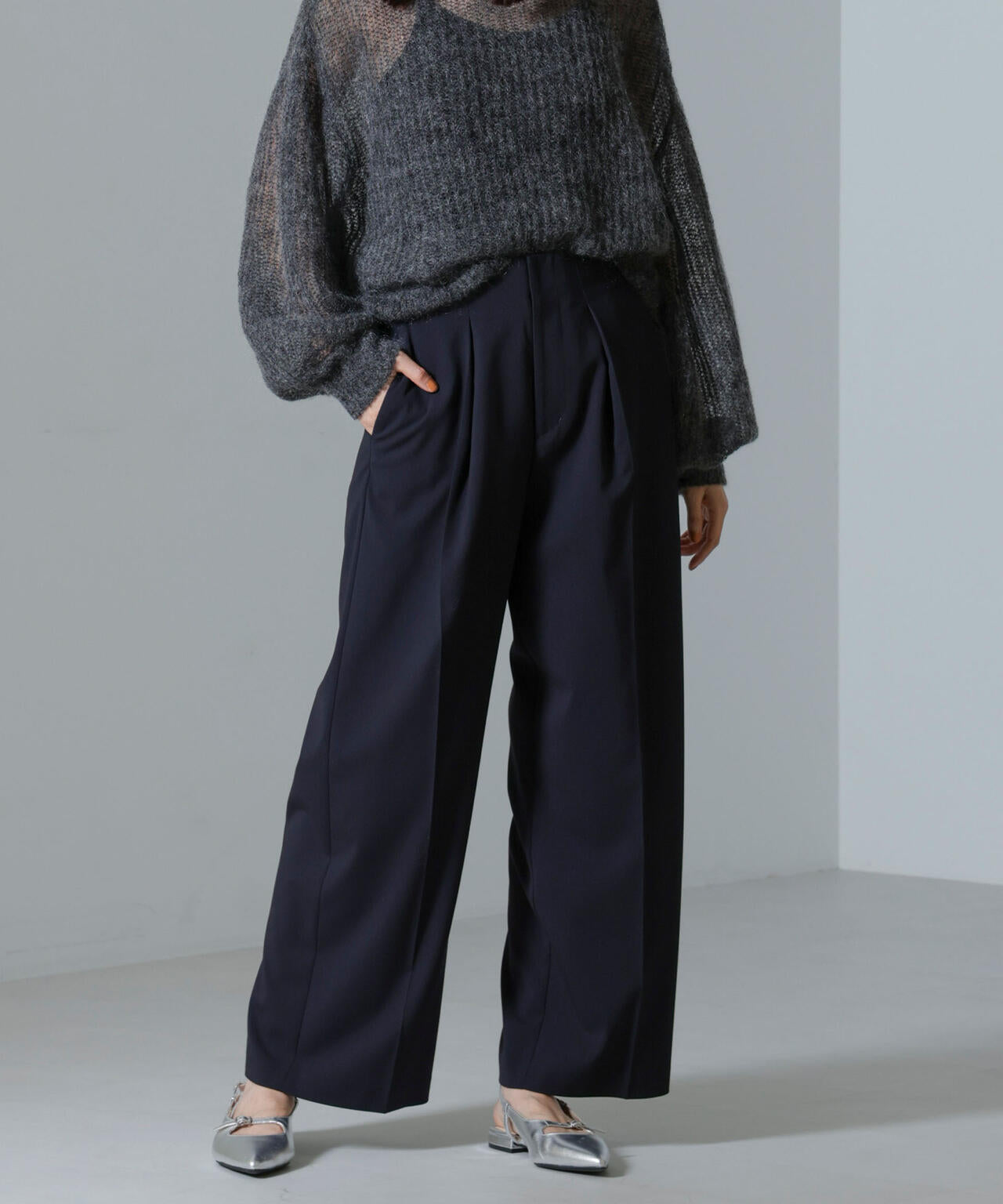 ドライ ウェザー ストレッチ インタック ワイド パンツ ( セットアップ 可)