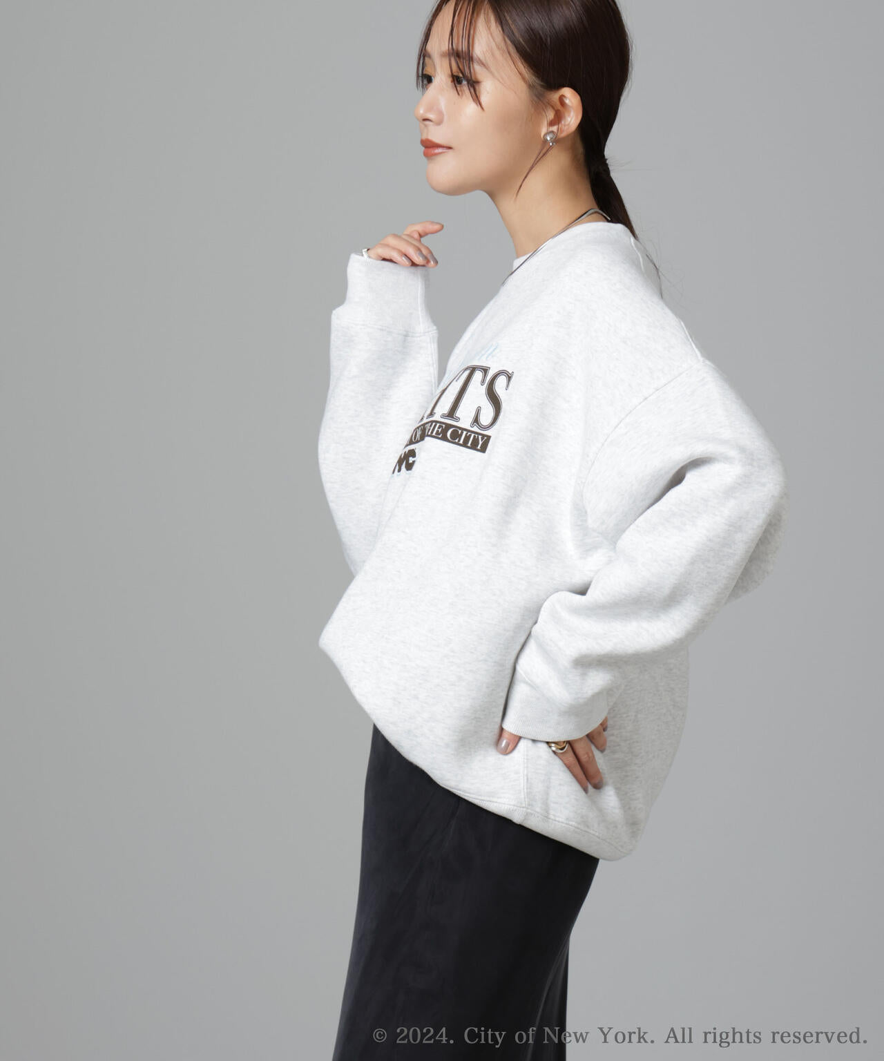 GOOD ROCK SPEED / NYC プリント 裏毛 プルオーバー