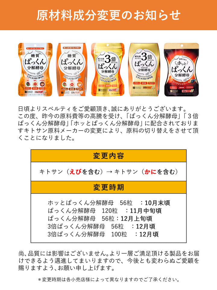 サプリメント ホッ とぱっくん分解酵母 スベルティ 56粒 - NatureLab Store