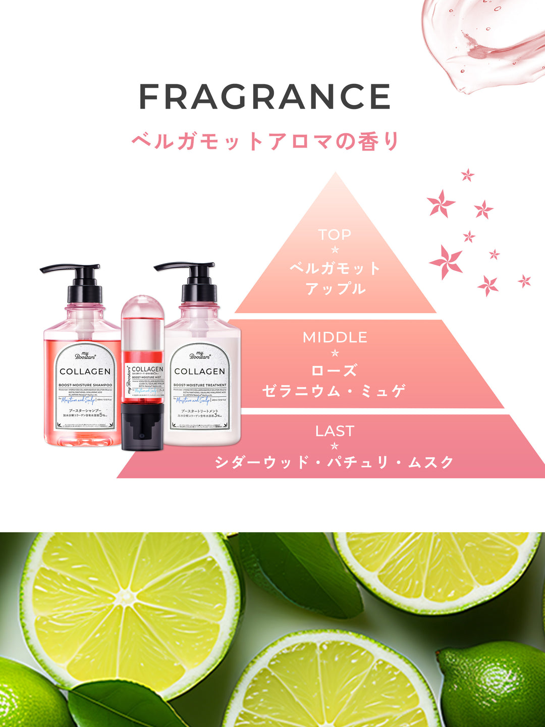 コラーゲン ブースター [モイスチャー＆スカルプ] 3点セット