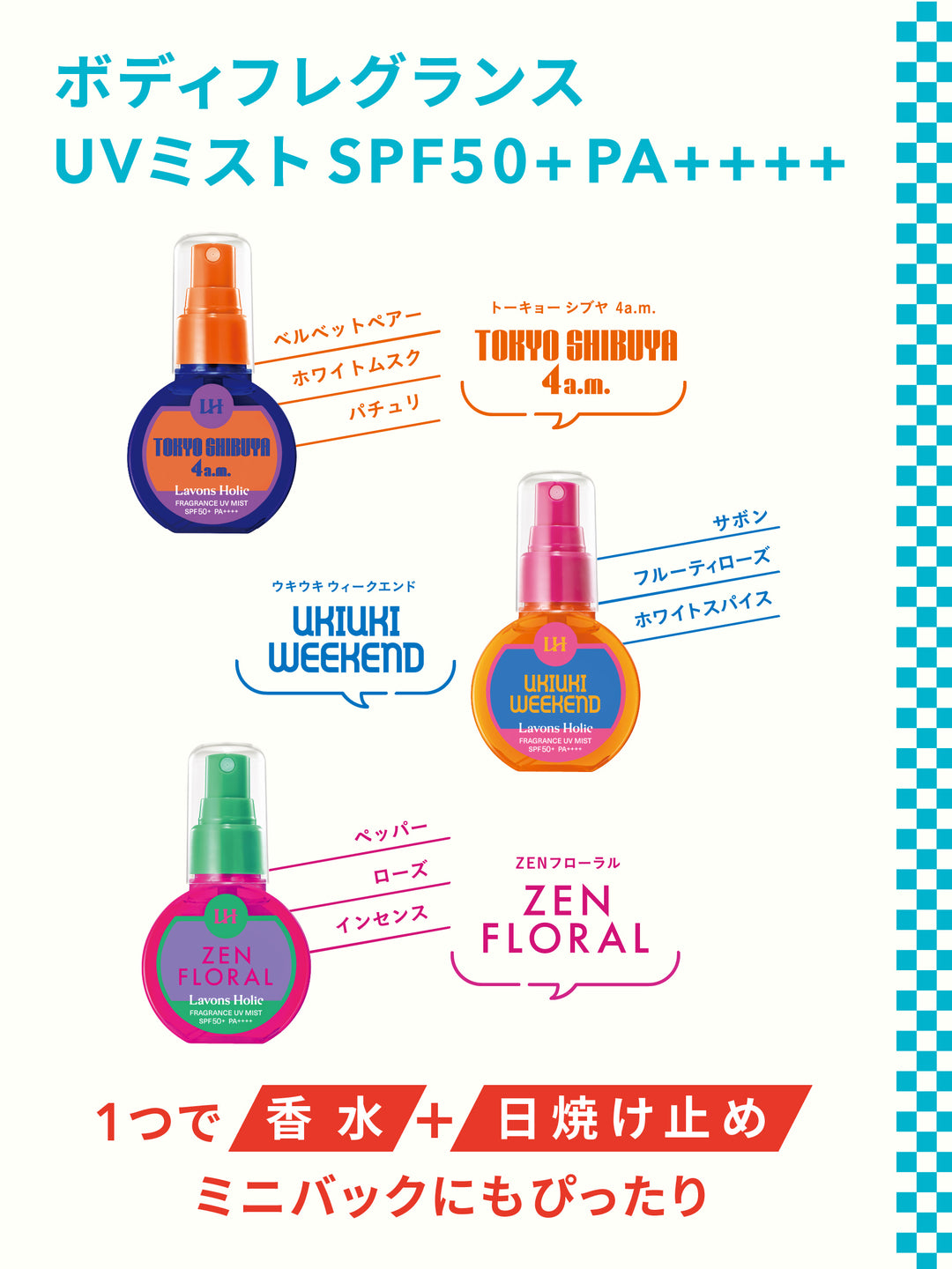 香ルUVミスト ZENフローラル ラボンホリック 60ml - NatureLab Store