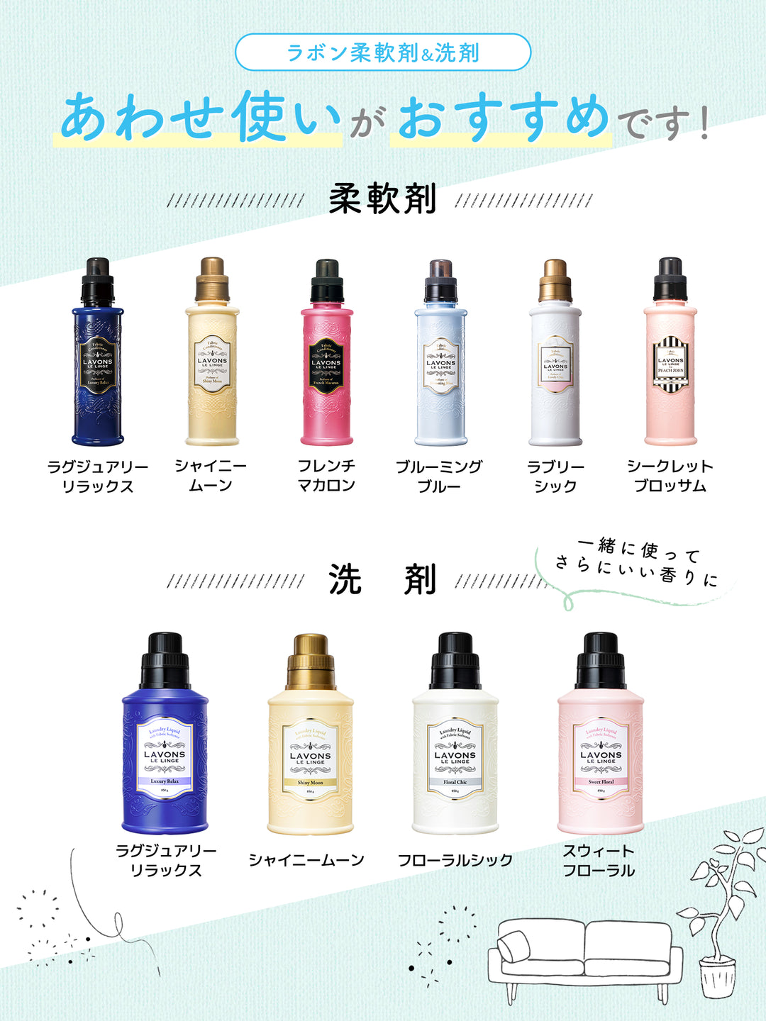 柔軟剤 2倍 詰替 ラブリーシック 960mL - NatureLab Store