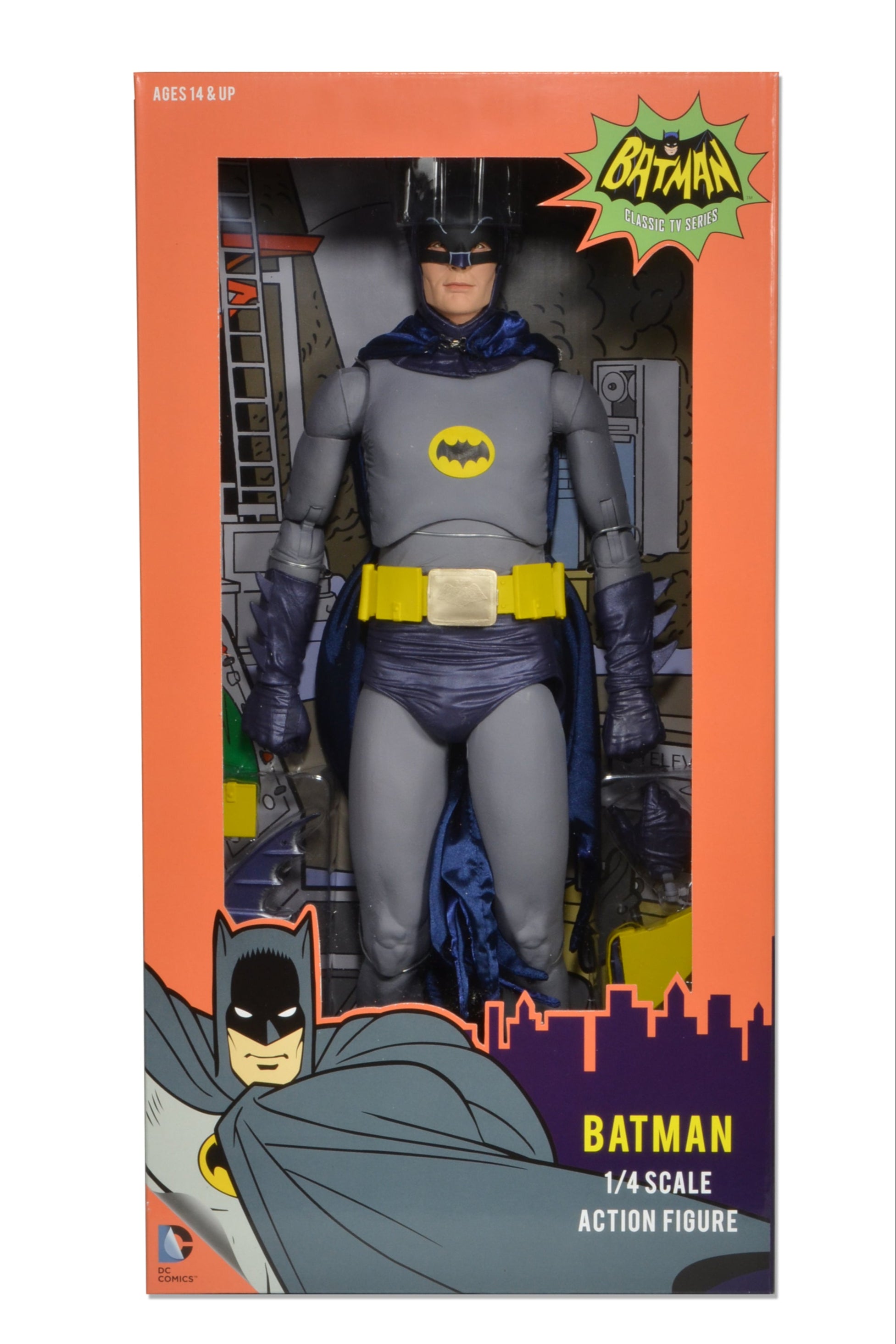 Batman 1/4 Scale Action Figure - Adam West 1966 TV – NECA