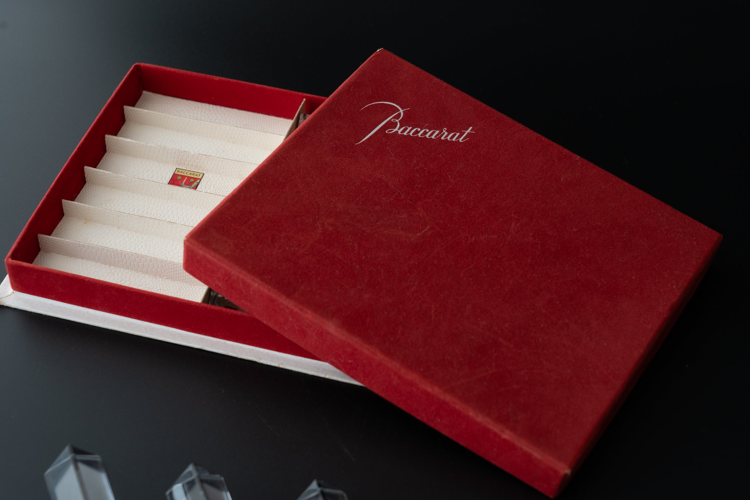 バカラ クリスタル箸置き 12個組