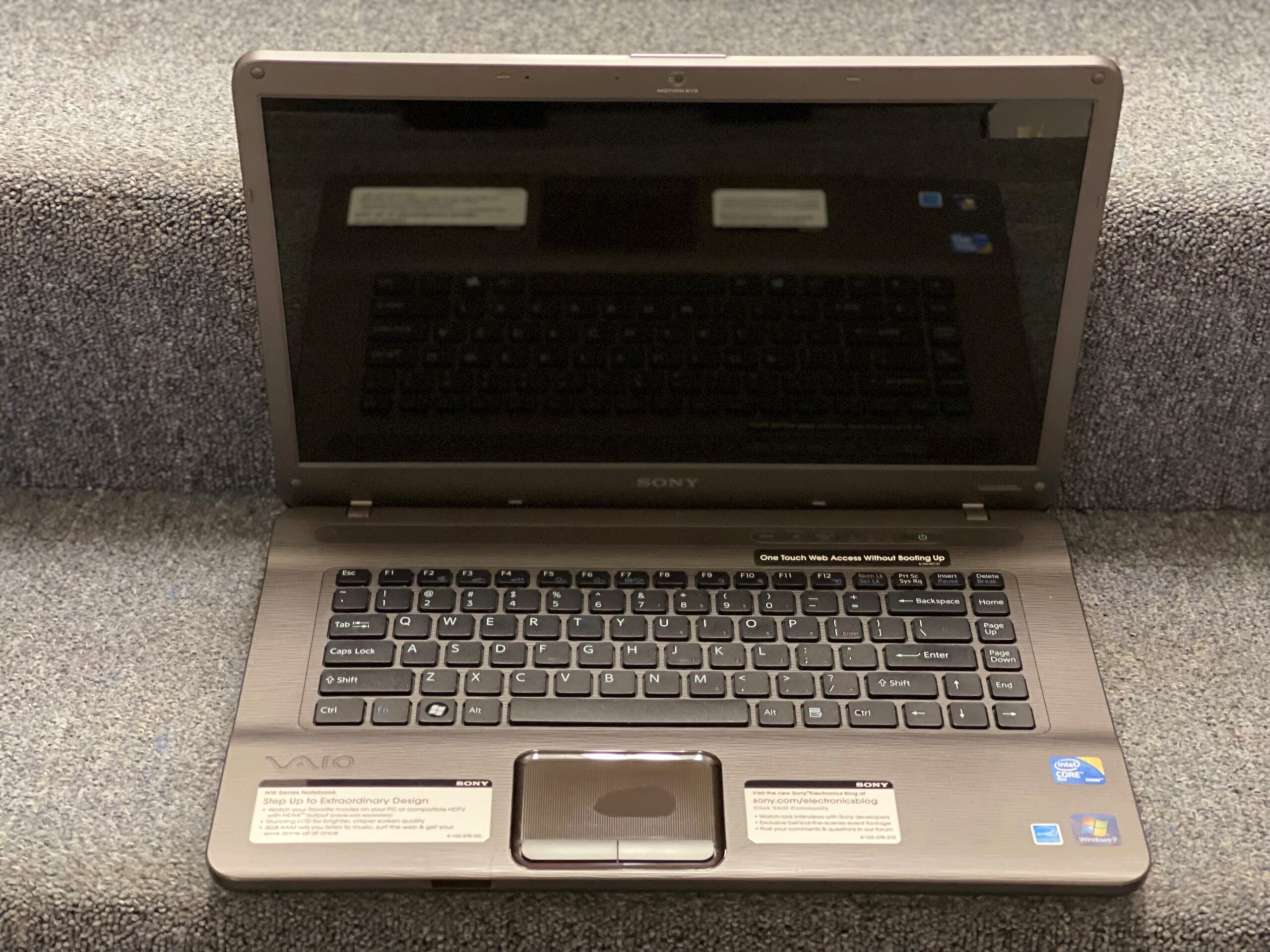 Sony Vaio PCG-7184L - PageDesk Web Store