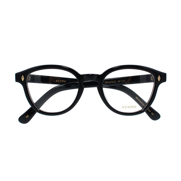 ayame メガネ | 【ayame】 NEWOLD（49） ニューオールド49 BKG（Black