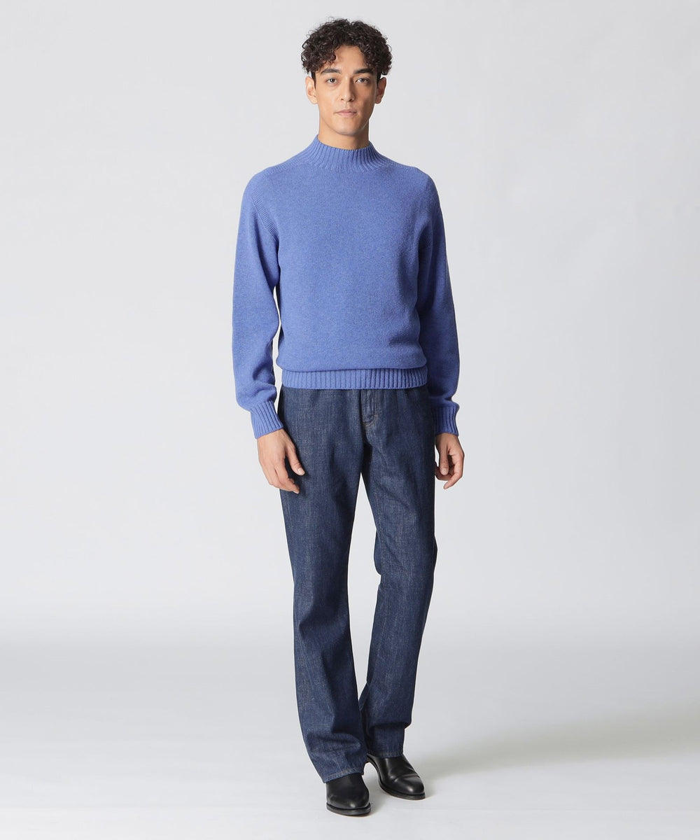 数量限定】「COLLECTION LINE」ガーンジーモックネックニット(トップス