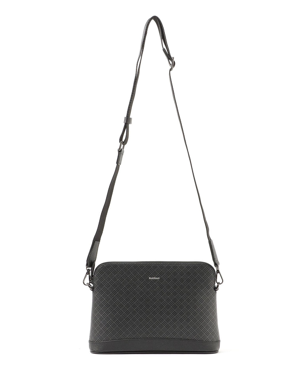 パケ柄 ナイロンクラッチ＆ショルダーバッグ（ポリウレタン樹脂