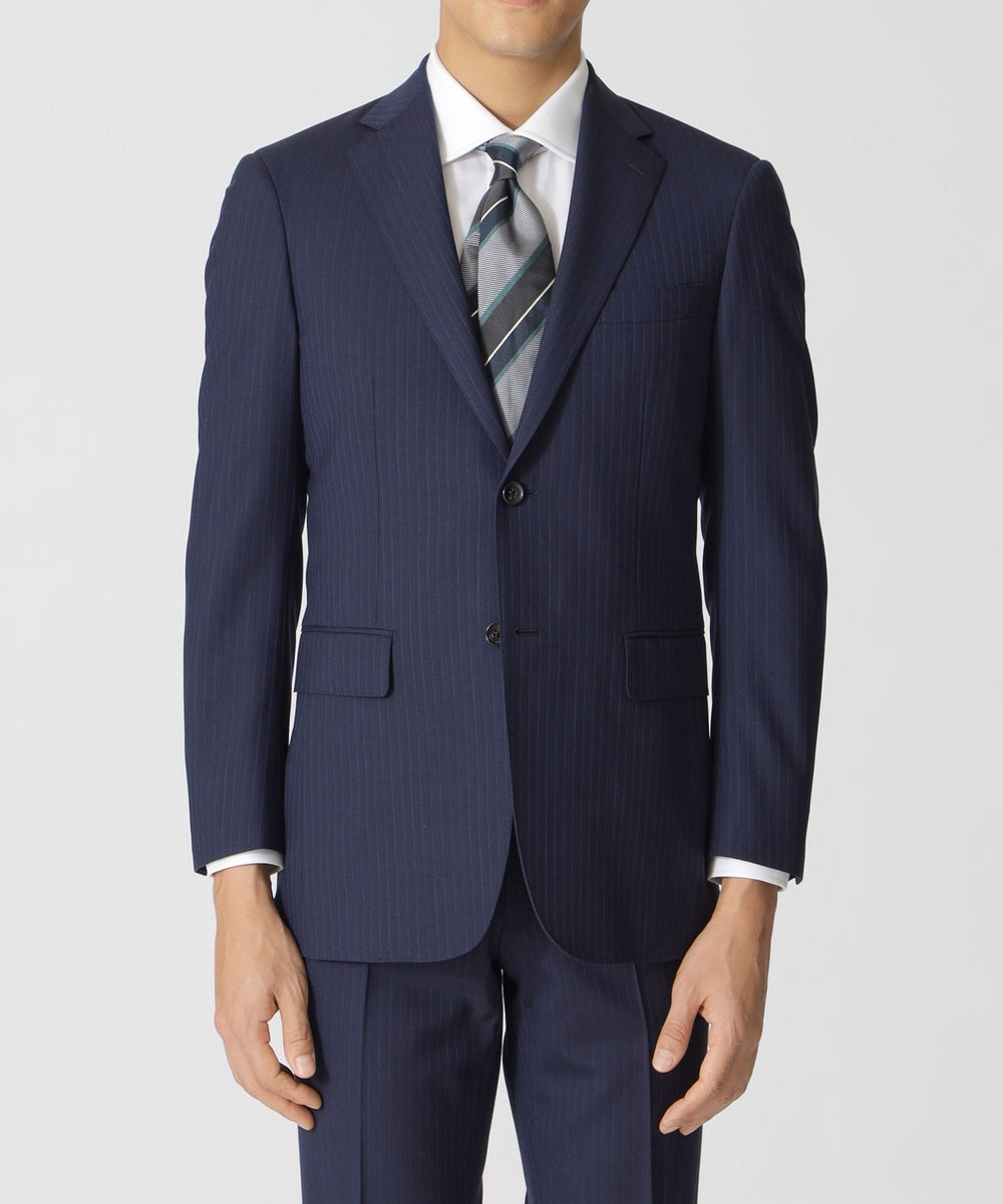 EASTGATE MODEL】「Adjustable Fit」10Month ブルーストライプスーツ