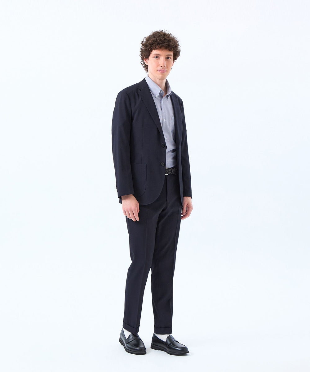 トロッター ウルトラライト ジャケット ナローサッカーストライプ