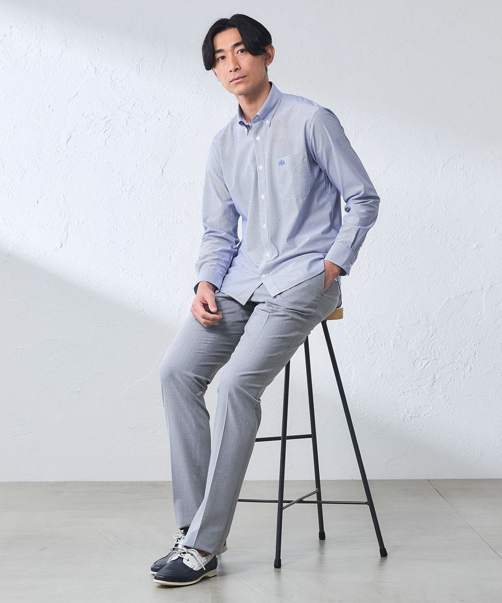 BEYONTECH(R) 小紋プリントジャージーシャツ(トップス)｜BAKER STREET