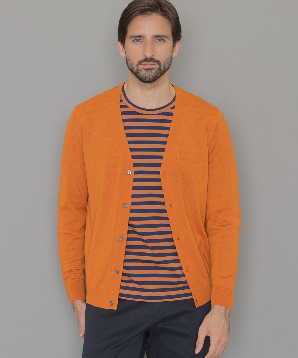 LEON掲載】14ゲージウォッシャブルウールカーディガン(トップス