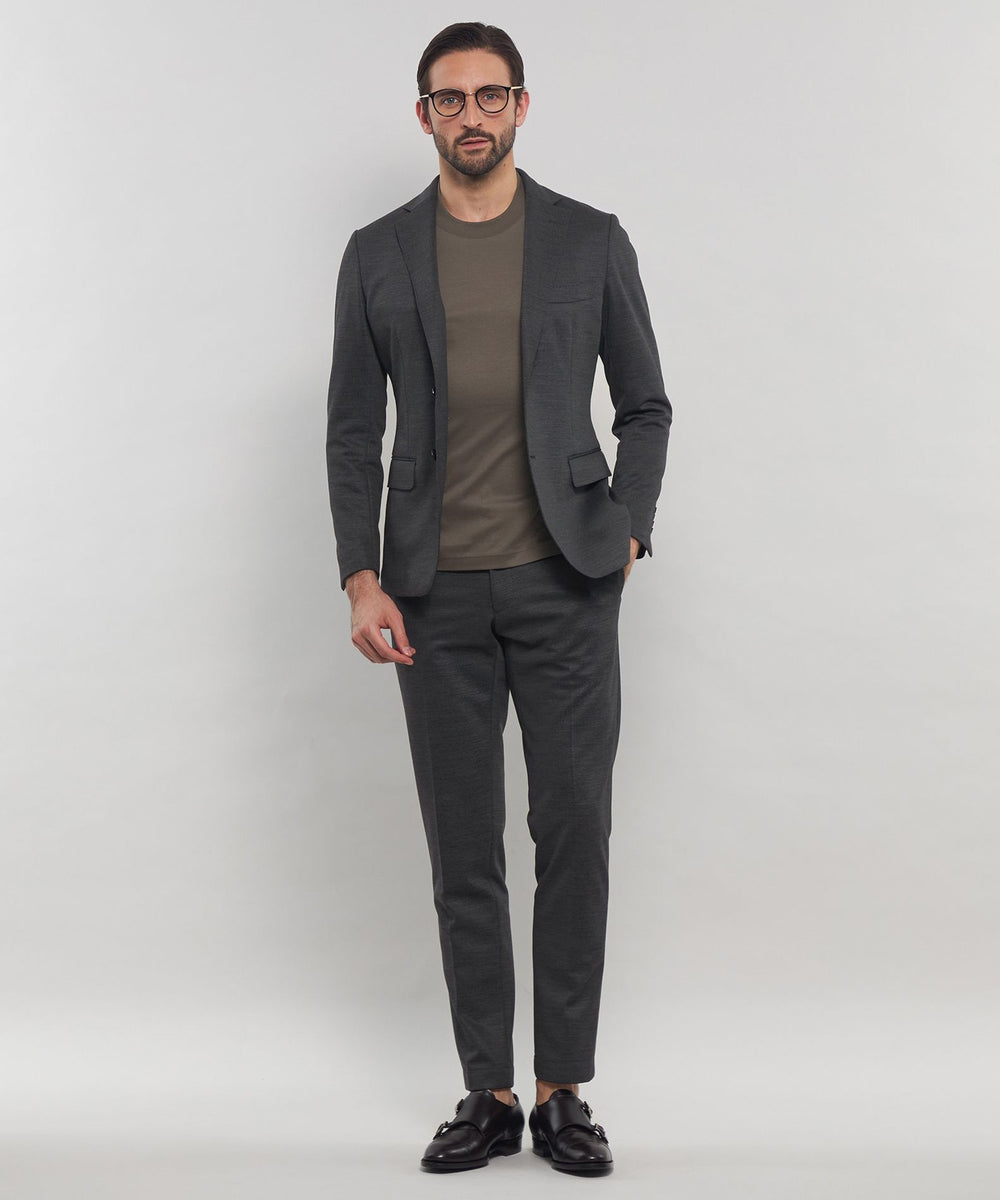 FLEX JERSEY】Mockrodyピンドットセットアップジャケット(ジャケット