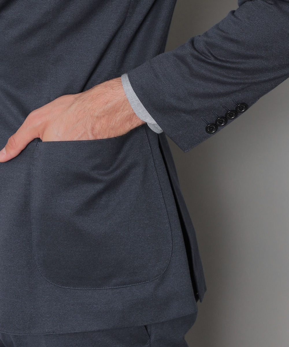 FLEX JERSEY】ムリネ強撚タイプライターセットアップジャケット