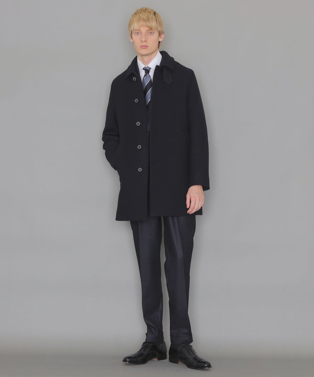 ダブルフェイスメルトンステンカラーピーコート(ブルゾン)｜MACKINTOSH