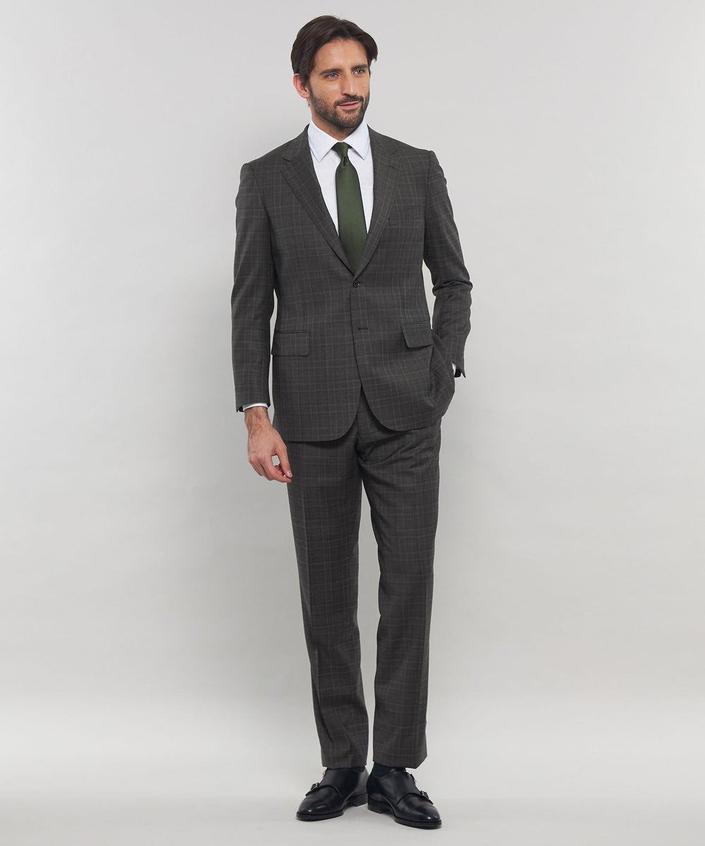 OX BRIDGE】【DORMEUIL/ドーメル】コンビネーションチェックスーツ