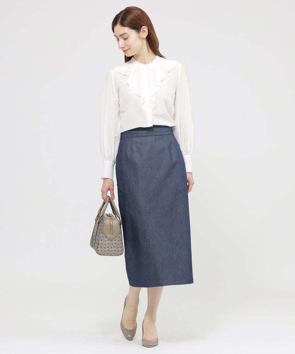 ウォッシャブル】コットンシルクローン ブラウス(トップス)｜Paul